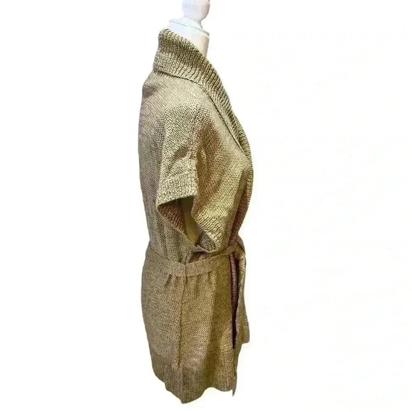 Eddie Bauer Tan Sweater Vest Cardigan Size L - Picture 4 of 6